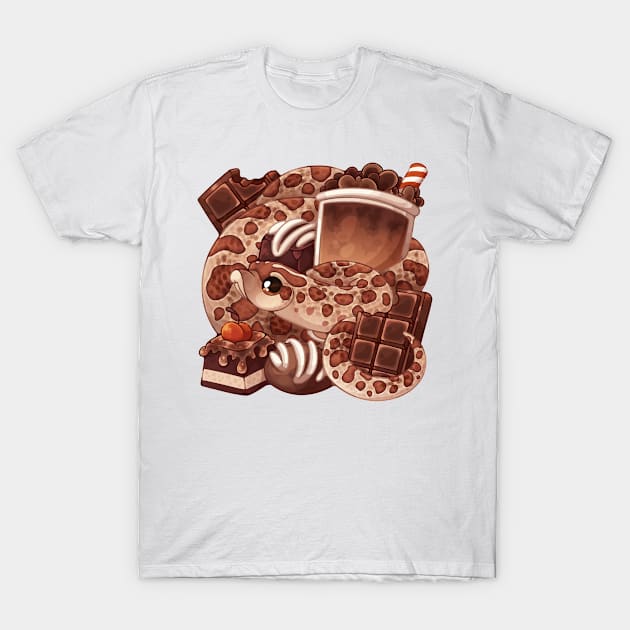 Chocolate snake T-Shirt by NatureDrawing